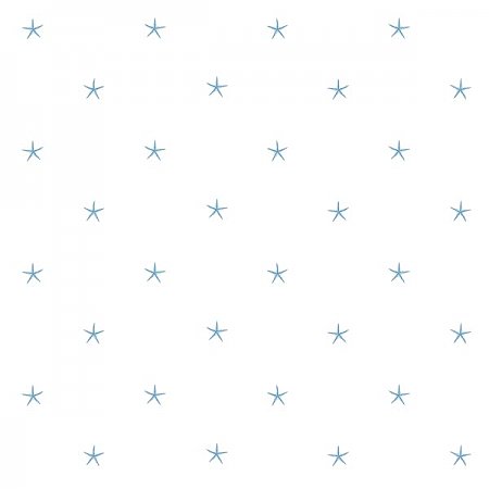 White Sands Aqua Starfish Wallpaper