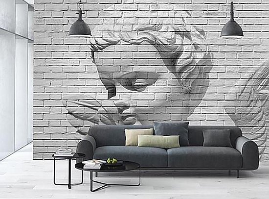 Angel Brick Wall Mural