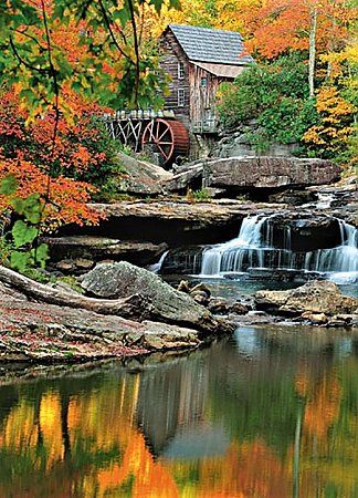 Grist Mill Wall Mural