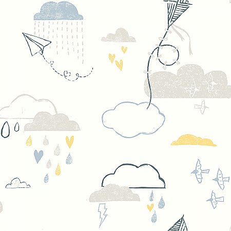 Kites In The Clouds Wallpaper