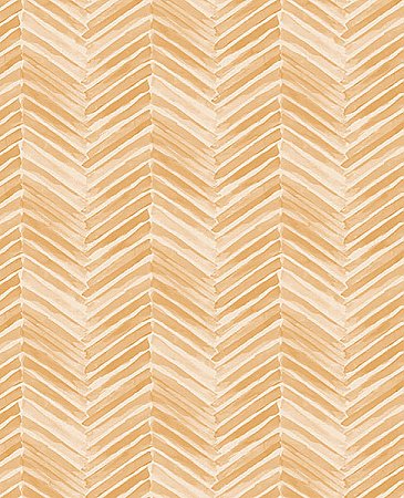 Tilde Wheat Chevron Wallpaper