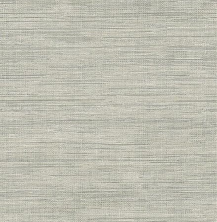 Island Grey Faux Grasscloth Wallpaper