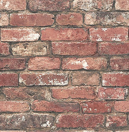 Loft Red Brick Wallpaper