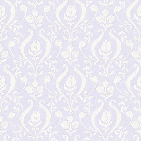 Eloise Lavender Damask Wallpaper