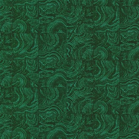 Malachite Green Stone Tile Wallpaper