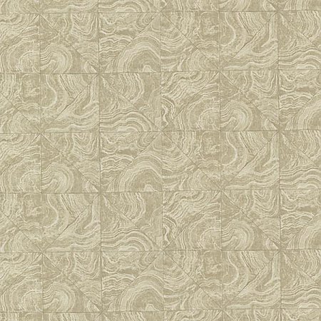 Malachite Beige Stone Tile Wallpaper