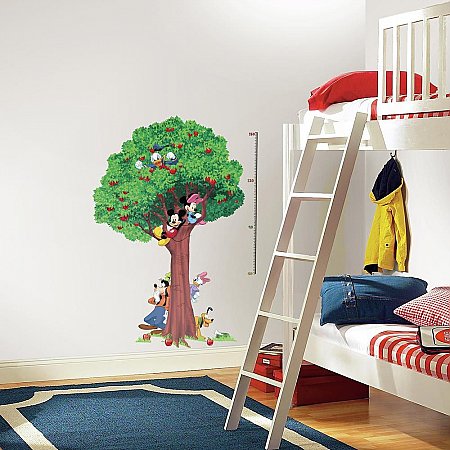 MICKEY & FRIENDS PEEL AND STICK METRIC GROWTH CHART WALL DECALS