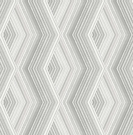 Aura Silver Geometric Wallpaper