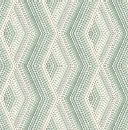 Aura Green Geometric Wallpaper