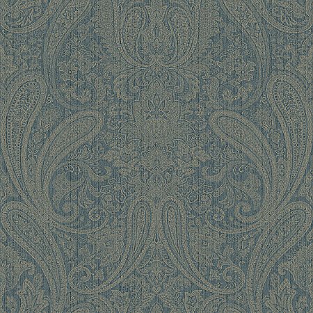 Ludlow Blue Paisley Wallpaper