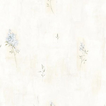 Gwendoline Blue Lilac Blocks Wallpaper