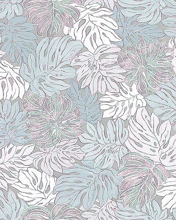 Cedar Grey Botanical Wallpaper