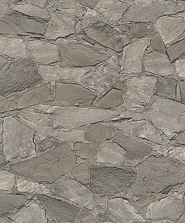 Stanley Charcoal Stone Wallpaper
