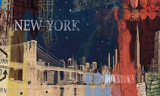 New York Streets Mural MP4855M by York