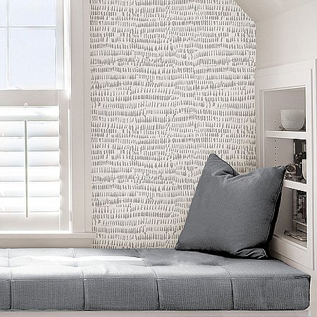Kylver Grey Peel & Stick Wallpaper