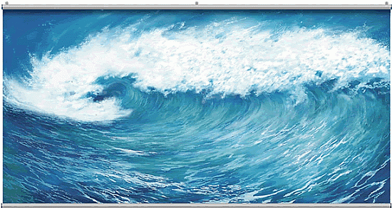 Wave Minute Mural 121234
