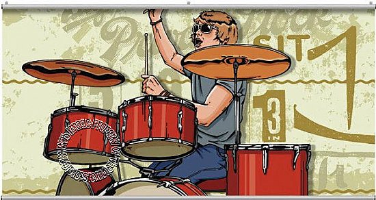 Drummer Minute Mural 121265