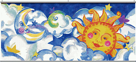 Sun & Moon Minute Mural 121697