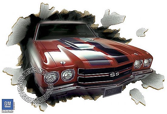 1970 Chevelle 396 Through the Wall - Red 121946