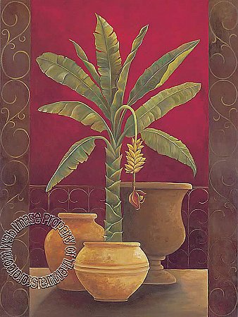 Potted Palm 1 (Green) Mural 259-74043