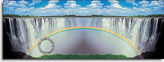Rainbow Falls Mural Rainbow 4