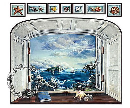 Bay Window Mural Z20270