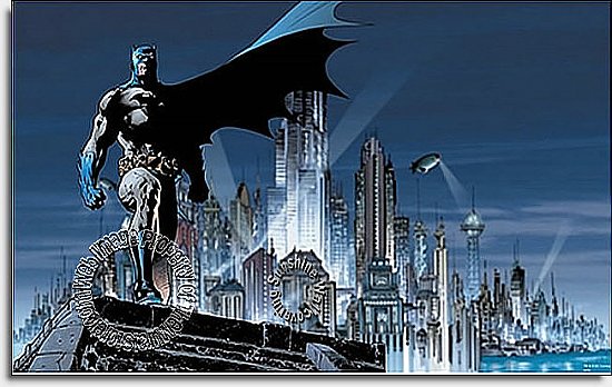 Batman City Mural JL1066M