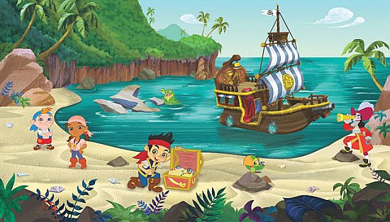 Jake and the Neverland Pirates Mural