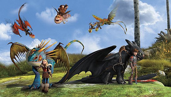 HOW TO TRAIN DRAGON MURAL