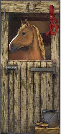 Horse Stable Door Mural MP4966M