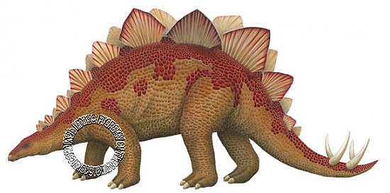 Stegosaurus Large Peel & Stick Applique 192007
