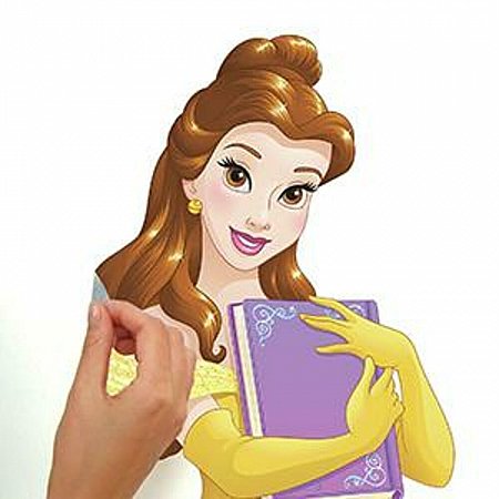 Sparkling Disney Belle Giant Wall Decal (Glitter)