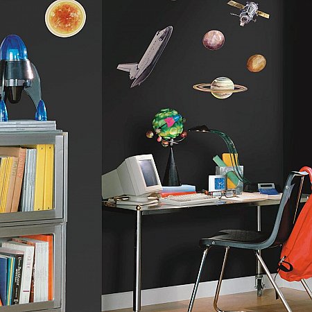 SPACE TRAVEL PEEL & STICK WALL DECALS