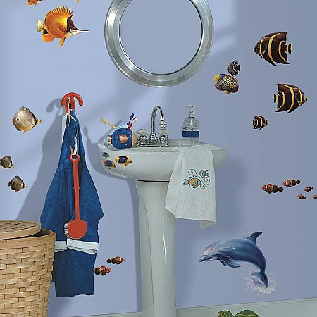 UNDER THE SEA PEEL & STICK WALL DECALS