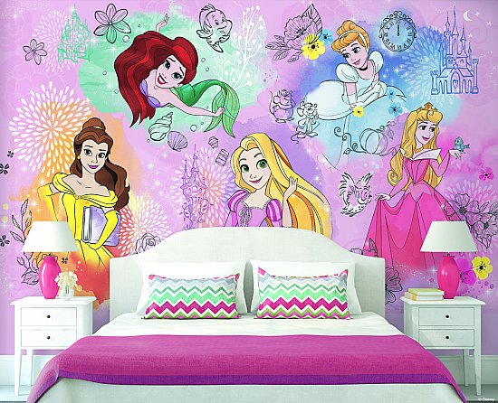 Disney Princess Peel And Stick Mural