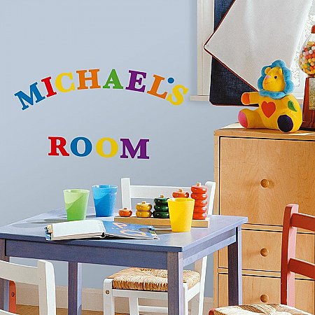 EXPRESS YOURSELF PRIMARY PEEL & STICK WALL DECALS