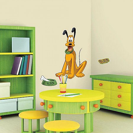 MICKEY & FRIENDS - PLUTO PEEL & STICK GIANT WALL DECAL