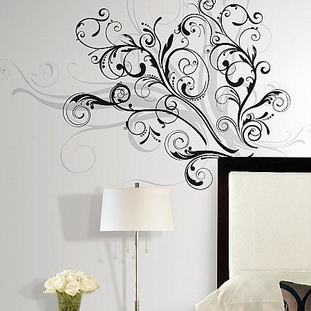 FOREVER TWINED PEEL & STICK GIANT WALL DECAL
