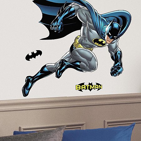 BATMAN BOLD JUSTICE PEEL & STICK GIANT WALL DECAL