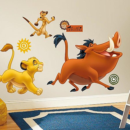 THE LION KING PEEL & STICK GIANT WALL DECALS