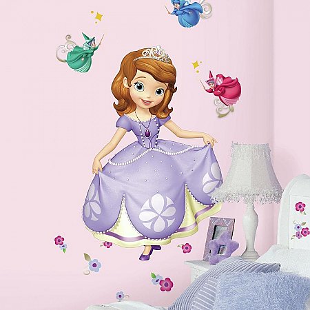 SOFIA THE FIRST PEEL AND STICK GIANT WALL DECALS