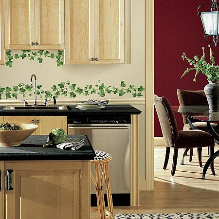 PAINTERLY IVY PEEL AND STICK WALL DECALS