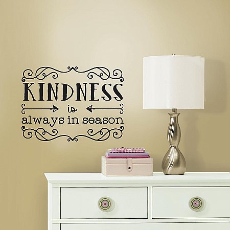 KINDNESS QUOTE PEEL & STICK WALL DECALS