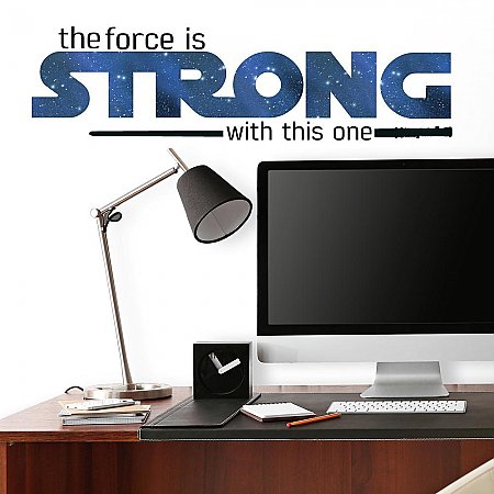 STAR WARS CLASSIC THE FORCE IS STRONG P&S WALL DECALS