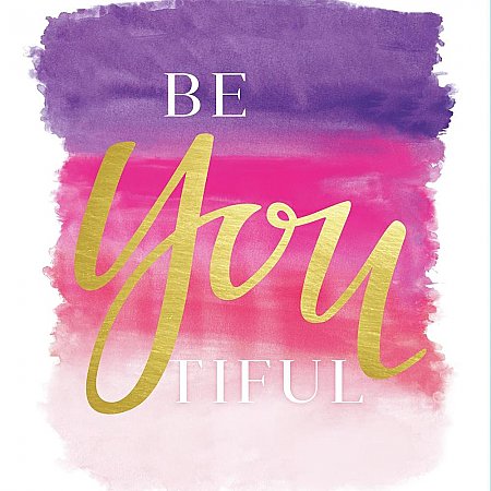 BE-YOU-TIFUL QUOTE PEEL AND STICK GIANT WALL DECALS