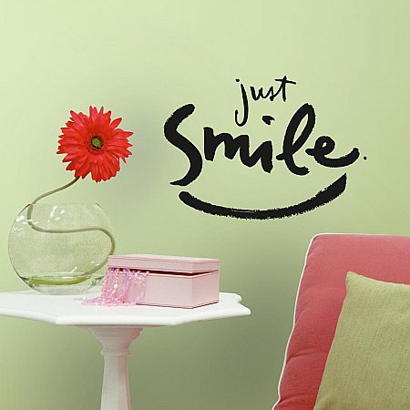 KATHY DAVIS JUST SMILE PEEL AND STICK WALL DECALS