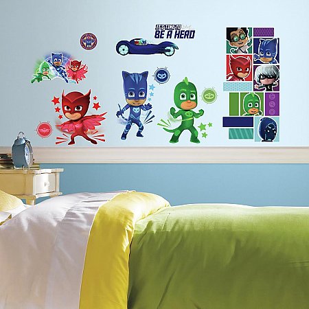 PJ MASKS PEEL AND STICK WALL DECALS