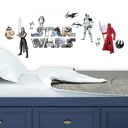 STAR WARS VIII PEEL AND STICK WALL DECALS
