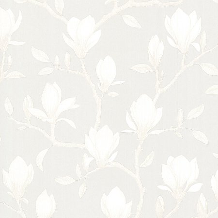 Grandiflora Beige Magnolia Wallpaper