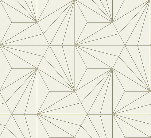 Luzon Cream Geometric Wallpaper